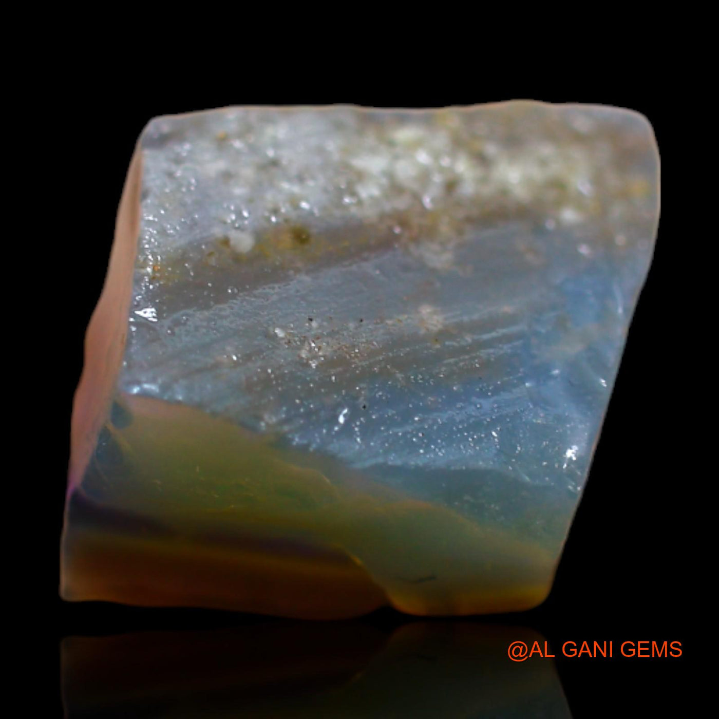 5.00 Cts Natural Australian Fire Opal Fancy Rough Loose Gemstone For Jewelry 9x9x7 mm RB-548