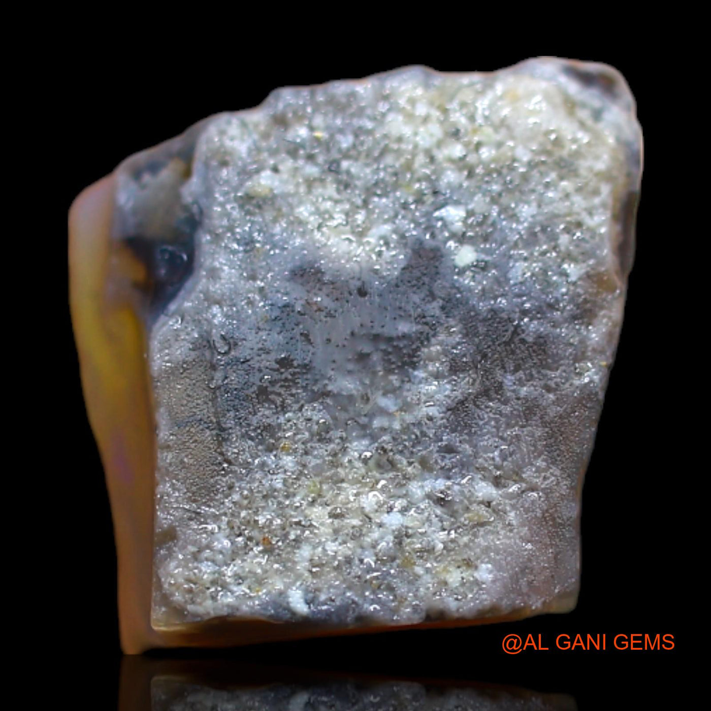 5.00 Cts Natural Australian Fire Opal Fancy Rough Loose Gemstone For Jewelry 9x9x7 mm RB-548