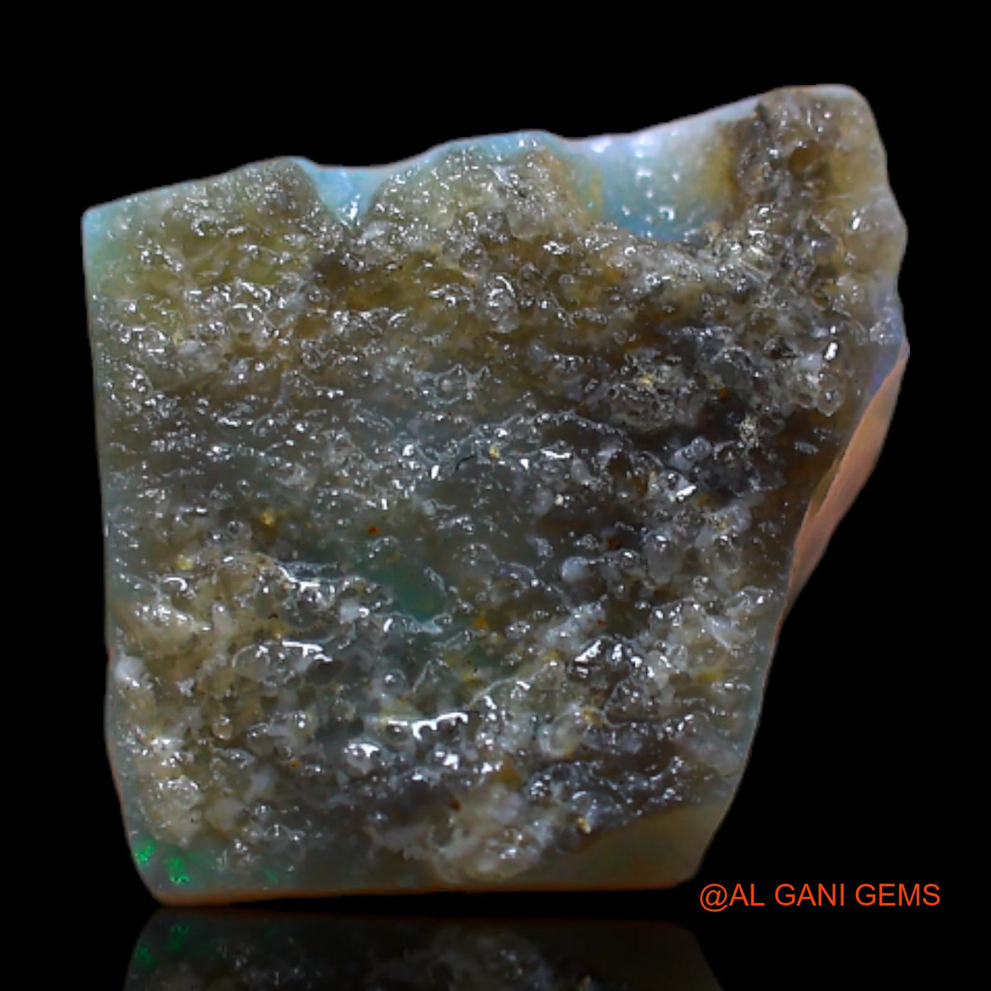 4.00 Cts Unheated Australian Fire Opal Loose Gemstone Fancy Rough Natural 9x8x7 mm RB-549
