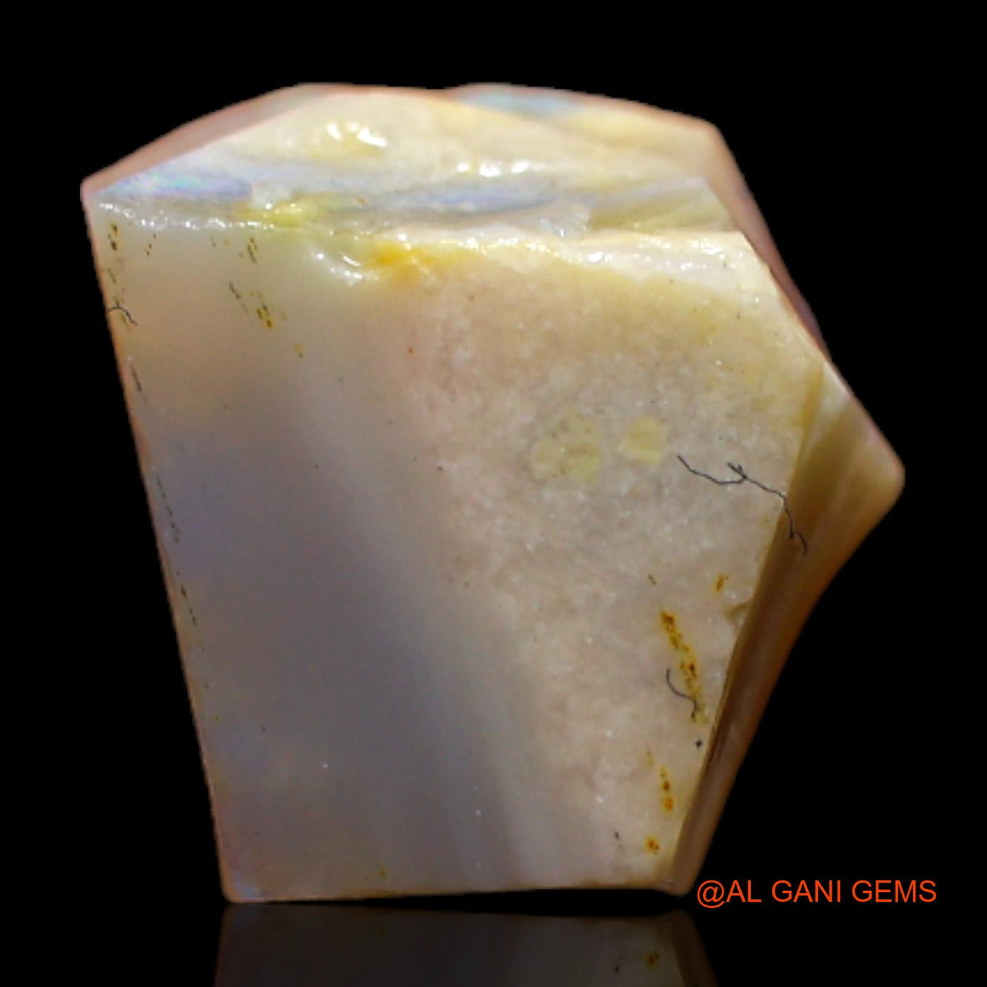 5.00 Cts Natural Australian Fire Opal Loose Gemstone Fancy Rough 10x9x6 mm RB-555