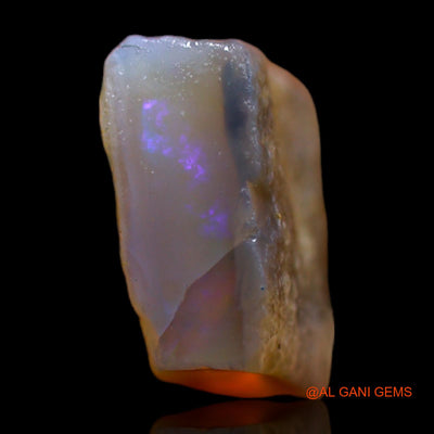 Natural Fire Opal Gemstone 4.00 Cts Loose Fancy Rough From Australia 9x9x5 mm RB-558