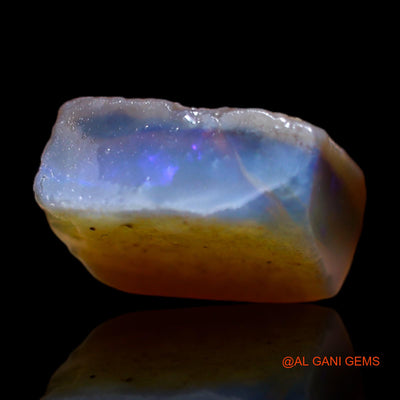 Natural Fire Opal Gemstone 4.00 Cts Loose Fancy Rough From Australia 9x9x5 mm RB-558
