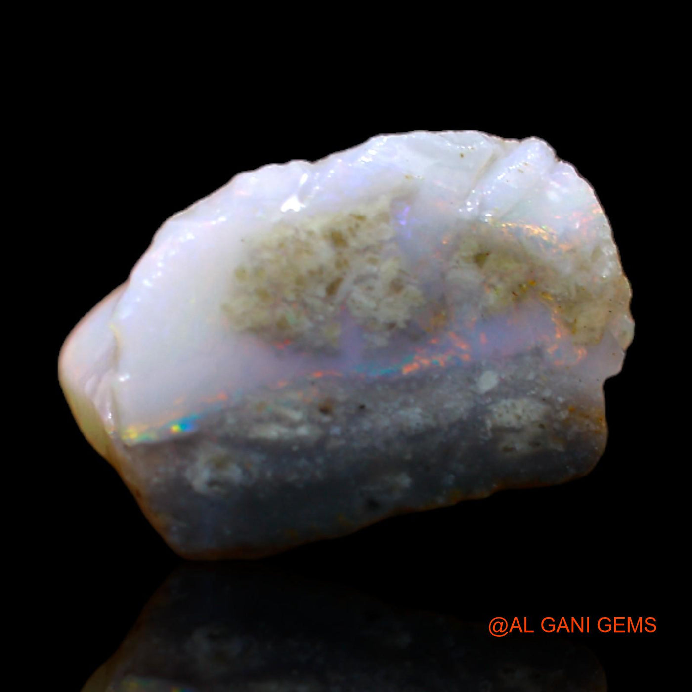 5.00 Cts Natural Australian Fire Opal Loose Gemstone Fancy Rough 11x9x7 mm RB-561