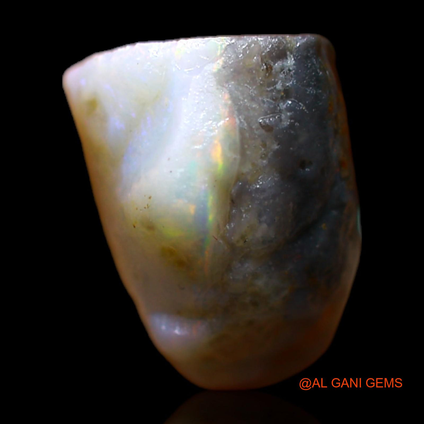 5.00 Cts Natural Australian Fire Opal Loose Gemstone Fancy Rough 11x9x7 mm RB-561