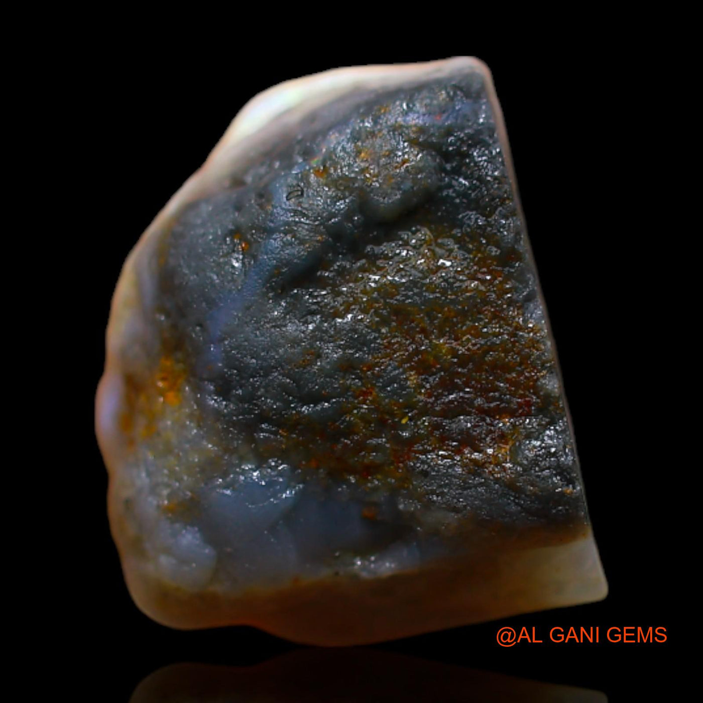 5.00 Cts Natural Australian Fire Opal Loose Gemstone Fancy Rough 11x9x7 mm RB-561