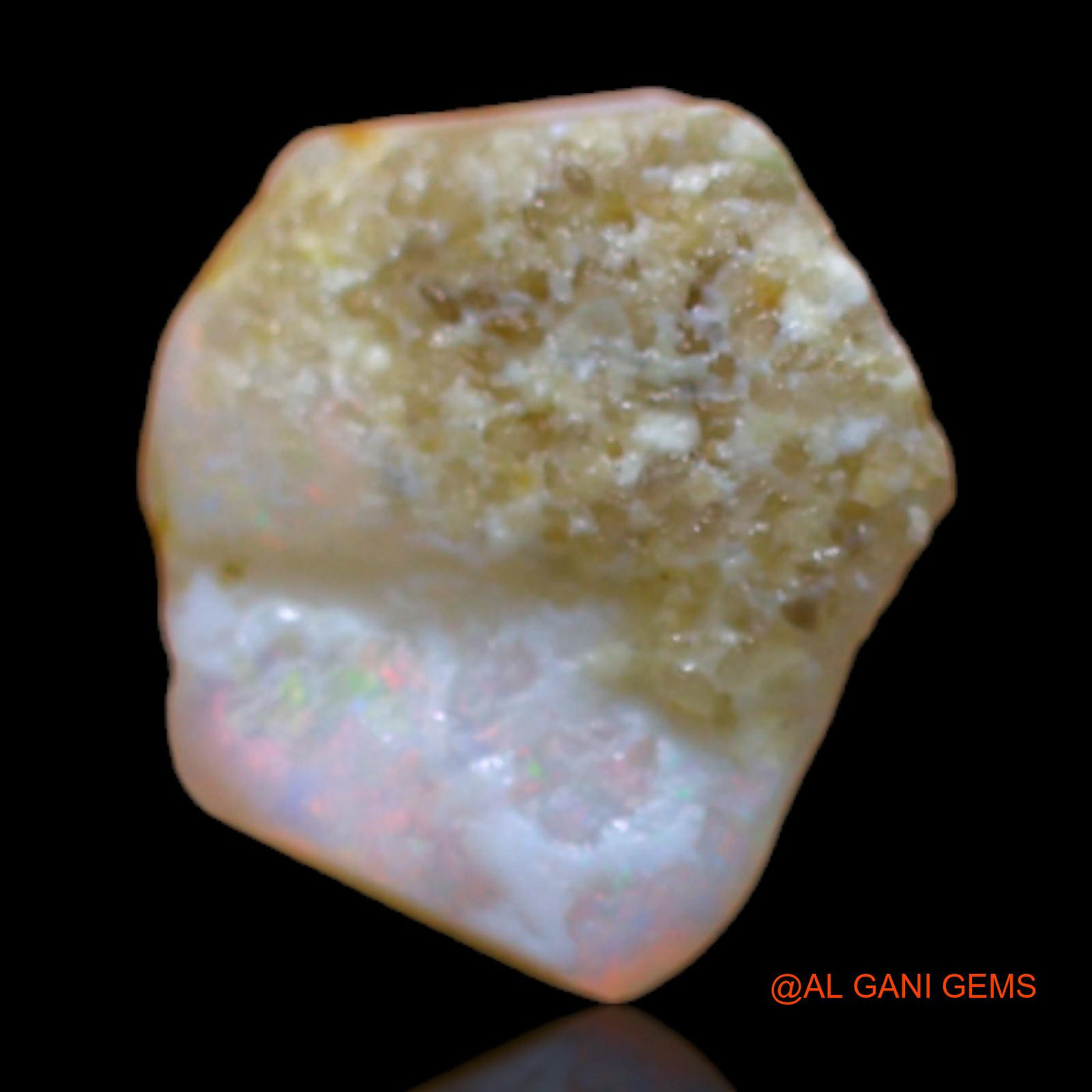 3.00 Cts Natural Australian Fire Opal Loose Gemstone Fancy Rough 11x9x5 mm RB-562