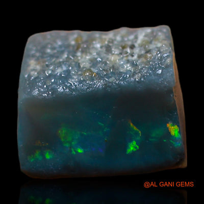 Natural Fire Opal Gemstone 2.40 Cts Loose Fancy Rough From Australia 9x9x5 mm RB-572