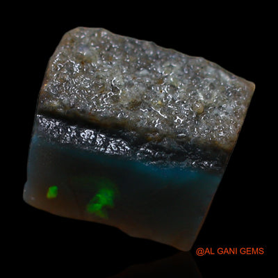 Natural Fire Opal Gemstone 2.40 Cts Loose Fancy Rough From Australia 9x9x5 mm RB-572