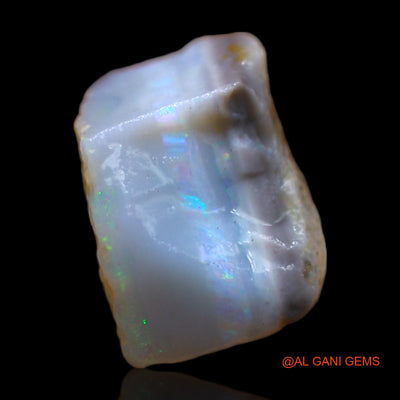 Natural Fire Opal Gemstone 3.50 Cts Loose Fancy Rough From Australia 8x8x7 mm RB-573