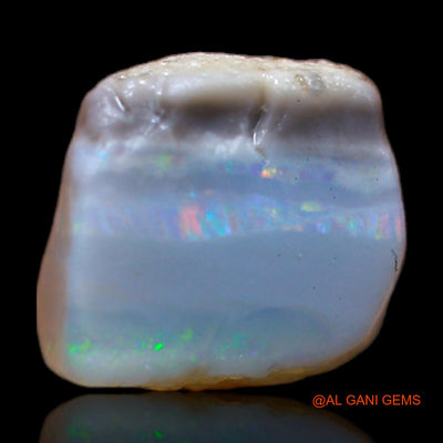 Natural Fire Opal Gemstone 3.50 Cts Loose Fancy Rough From Australia 8x8x7 mm RB-573