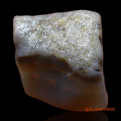 Natural Fire Opal Gemstone 3.50 Cts Loose Fancy Rough From Australia 8x8x7 mm RB-573