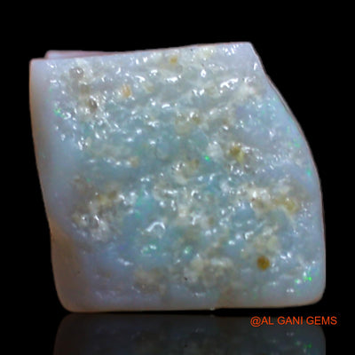 Natural Fire Opal Gemstone 3.50 Cts Loose Fancy Rough From Australia 8x8x7 mm RB-573