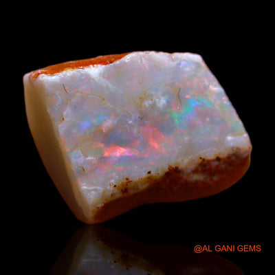 Natural Untreated Fire Opal Loose Gemstone Fancy Rough From Australia 3.00 Cts 11x9x6 mm RB-574