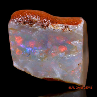 Natural Untreated Fire Opal Loose Gemstone Fancy Rough From Australia 3.00 Cts 11x9x6 mm RB-574