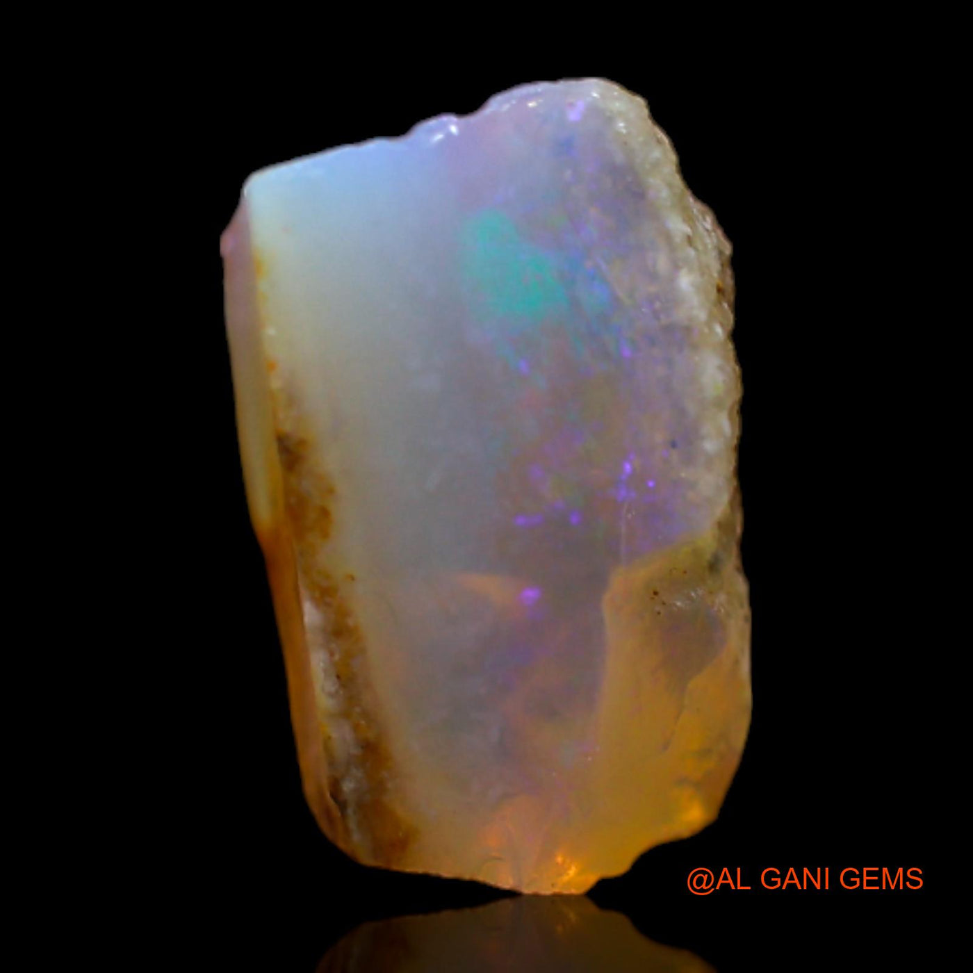 3.00 Cts Natural Australian Fire Opal Loose Gemstone Fancy Rough 10x7x6 mm RB-577
