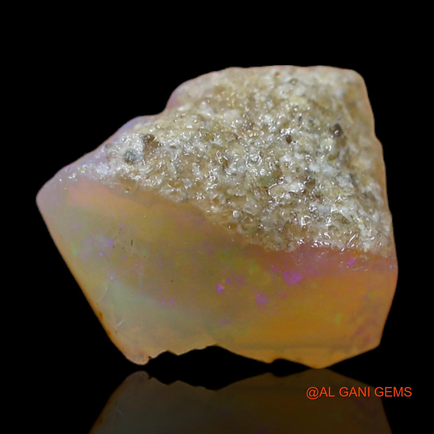 3.00 Cts Natural Australian Fire Opal Loose Gemstone Fancy Rough 10x7x6 mm RB-577