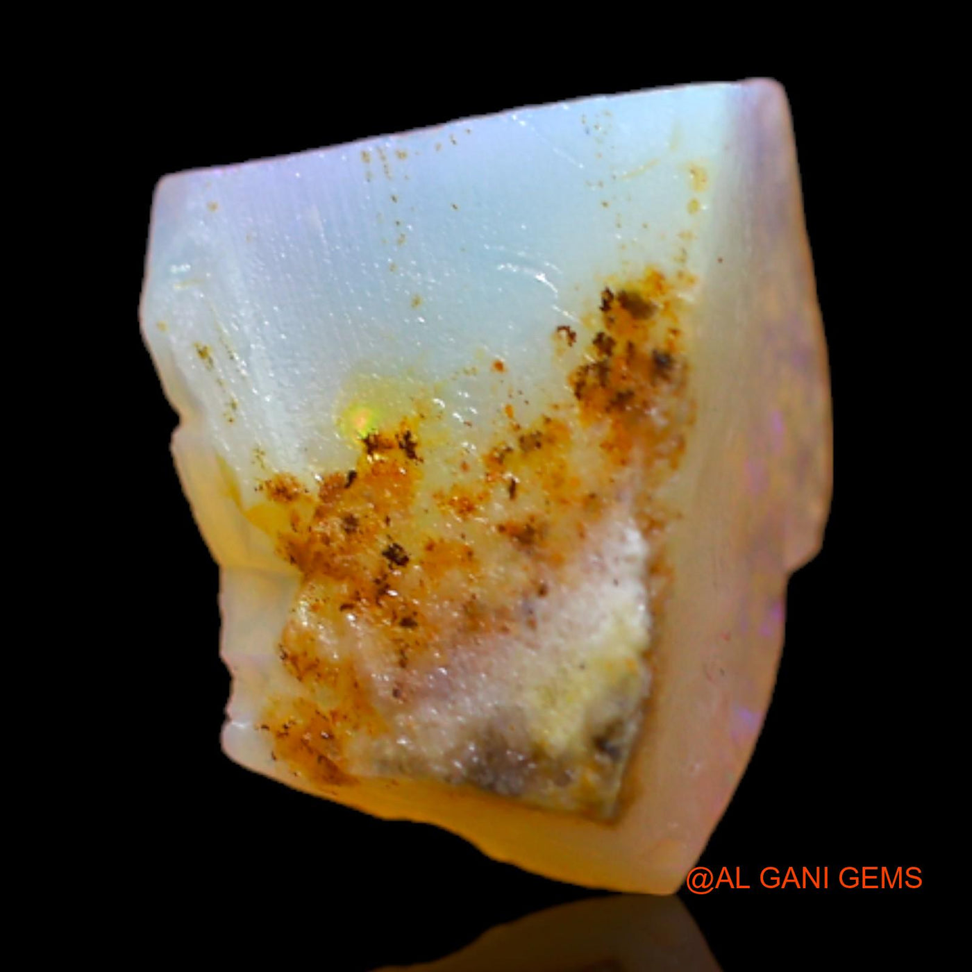 3.00 Cts Natural Australian Fire Opal Loose Gemstone Fancy Rough 10x7x6 mm RB-577