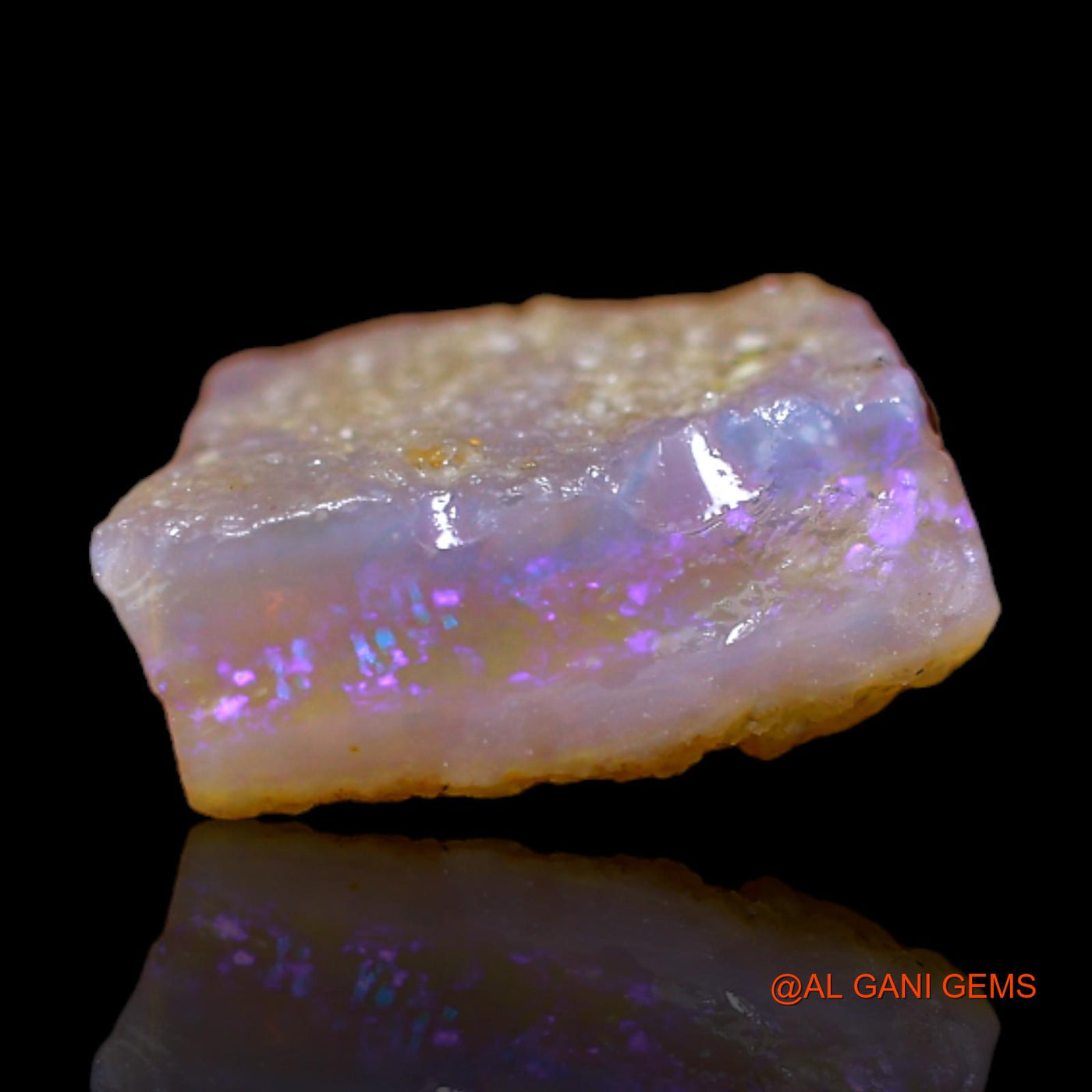 2.00 Cts Natural Australian Fire Opal Loose Gemstone Fancy Rough 10x7x4 mm RB-578