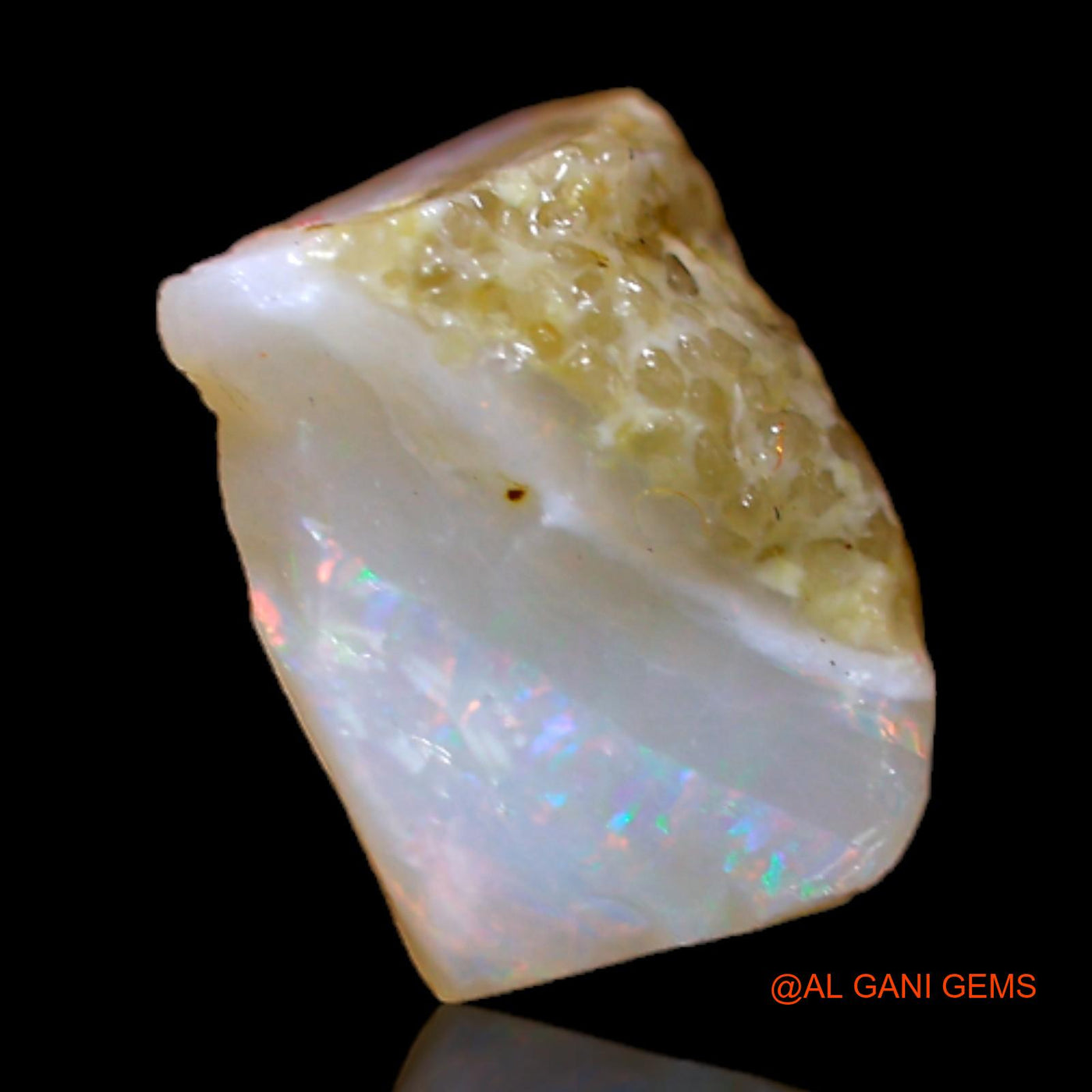3.00 Cts Natural Australian Fire Opal Loose Gemstone Fancy Rough 10x9x6 mm RB-580