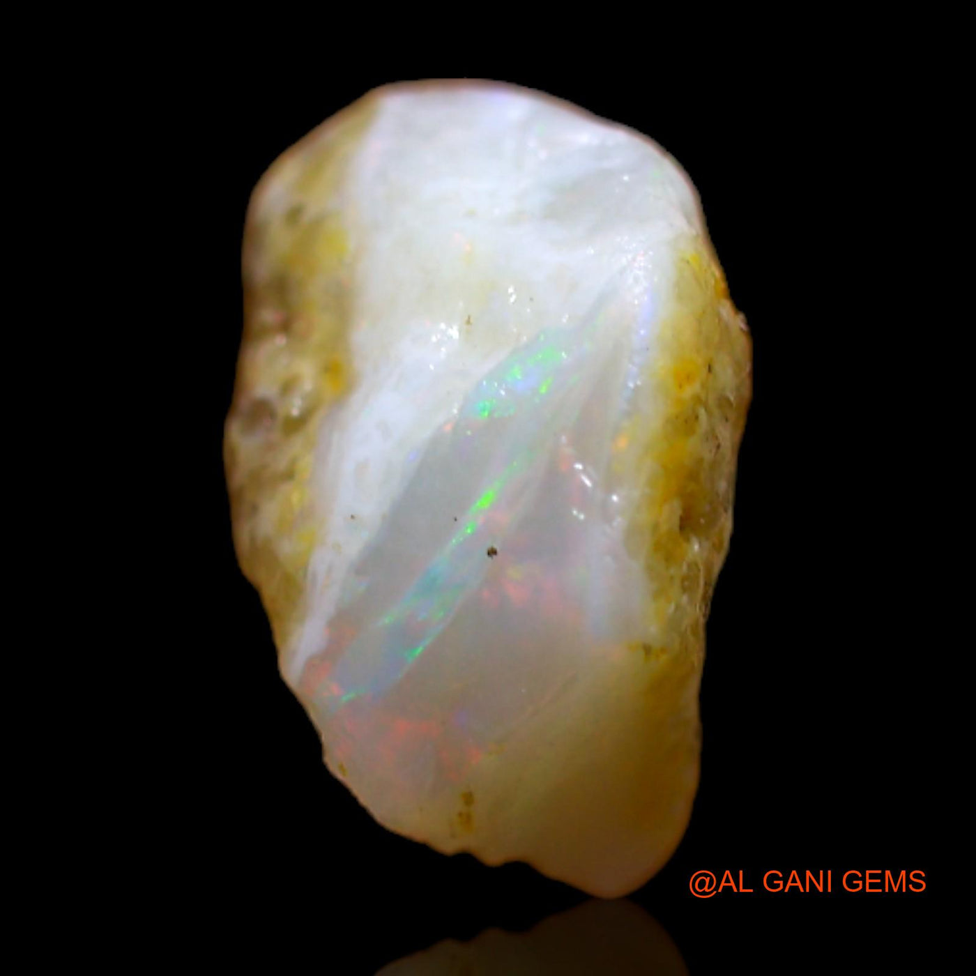 3.00 Cts Natural Australian Fire Opal Loose Gemstone Fancy Rough 10x9x6 mm RB-580