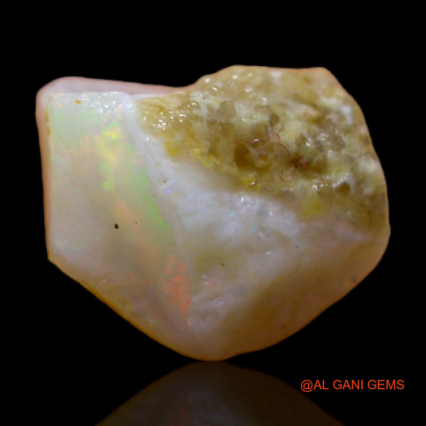 3.00 Cts Natural Australian Fire Opal Loose Gemstone Fancy Rough 10x9x6 mm RB-580