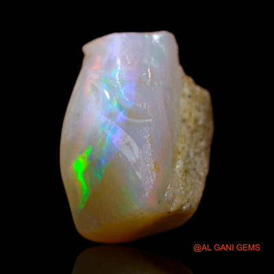 Natural Untreated Fire Opal Loose Gemstone Fancy Rough From Australia 3.70 Cts 10x7x8 mm RB-581