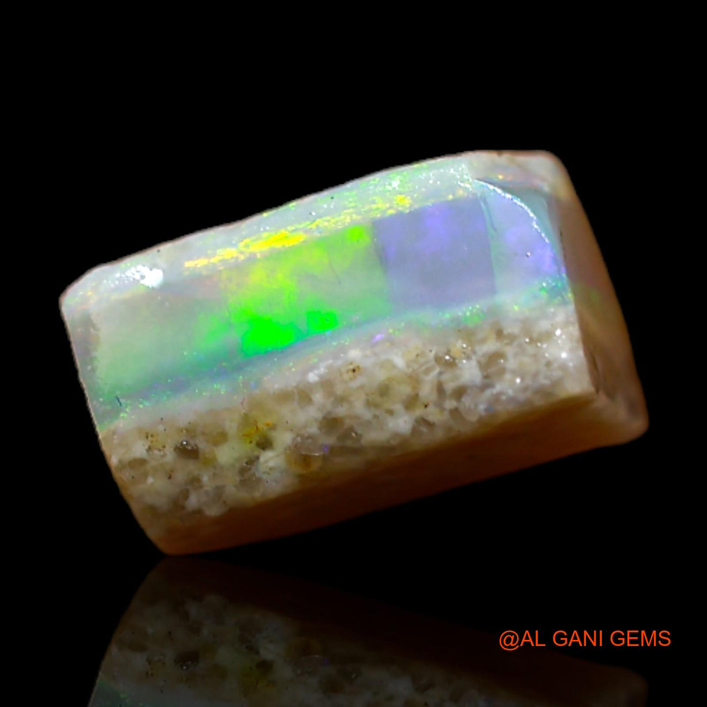 Natural Fire Opal Gemstone 3.00 Cts Loose Fancy Rough From Australia 9x8x5 mm RB-584
