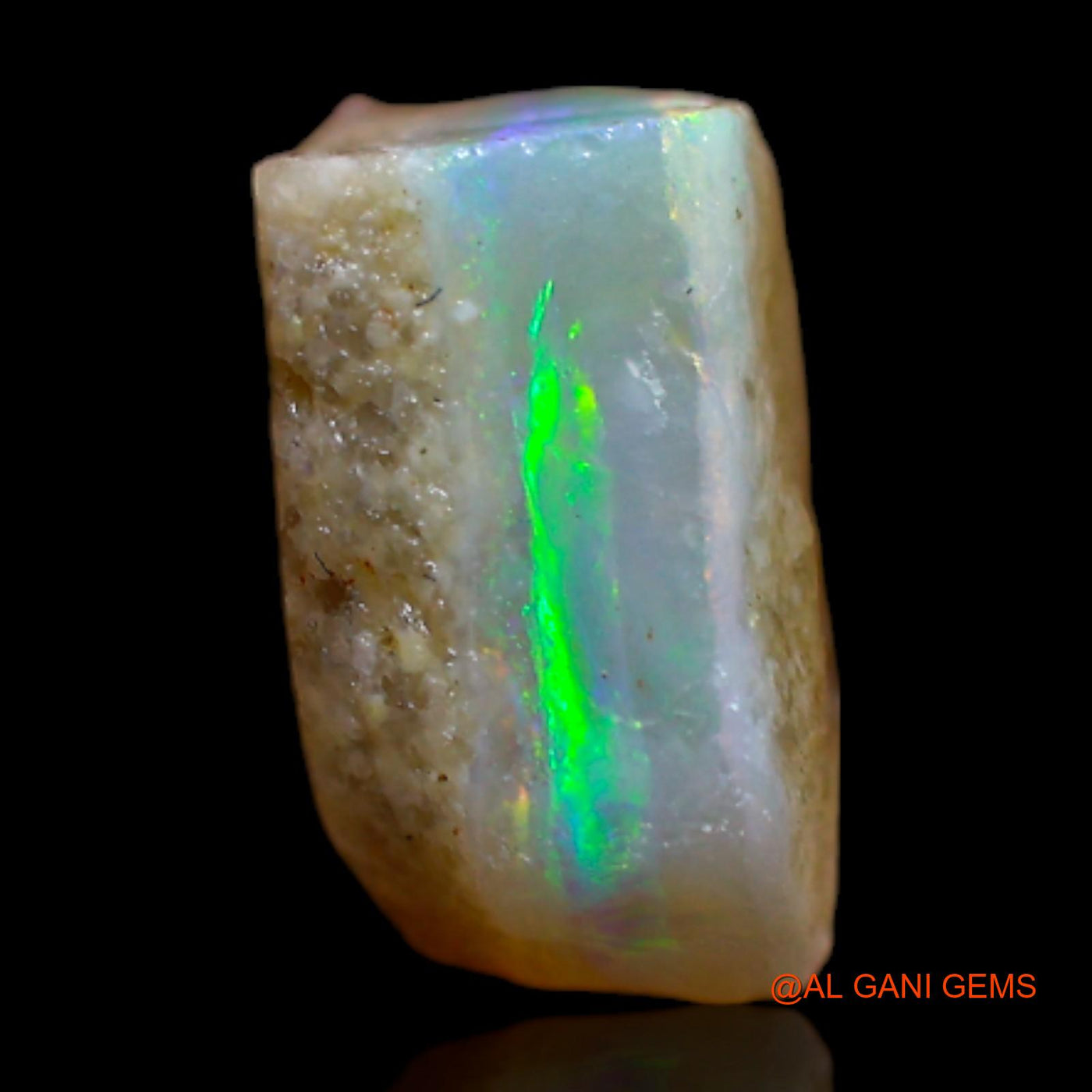 Natural Fire Opal Gemstone 3.00 Cts Loose Fancy Rough From Australia 9x8x5 mm RB-584