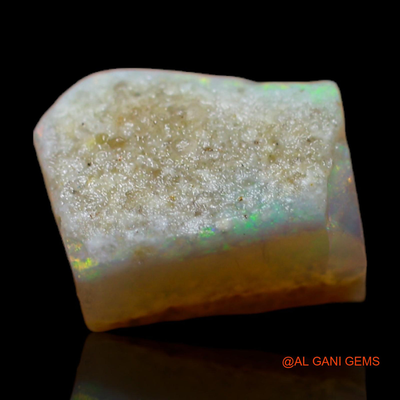 Natural Fire Opal Gemstone 3.00 Cts Loose Fancy Rough From Australia 9x8x5 mm RB-584