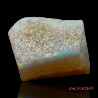 Natural Fire Opal Gemstone 3.00 Cts Loose Fancy Rough From Australia 9x8x5 mm RB-584