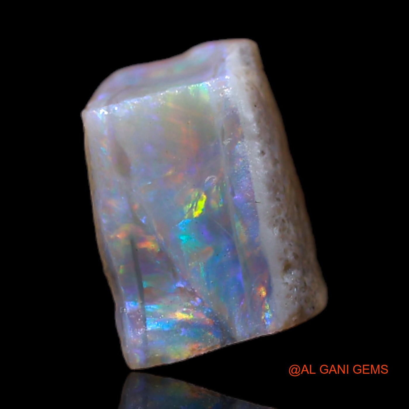 3.00 Cts Natural Australian Fire Opal Loose Gemstone Fancy Rough 9x8x5 mm RB-585