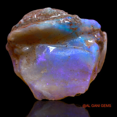 Natural Untreated Fire Opal Loose Gemstone Fancy Rough From Australia 6.75 Cts 16x15x6 mm RB-58