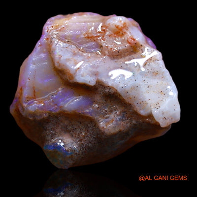 Natural Untreated Fire Opal Loose Gemstone Fancy Rough From Australia 6.75 Cts 16x15x6 mm RB-58