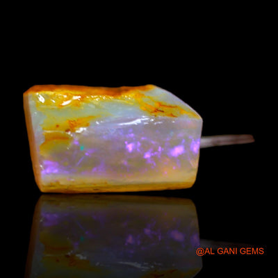 Natural Fire Opal Gemstone 3.00 Cts Loose Fancy Rough From Australia 10x8x6 mm RB-591