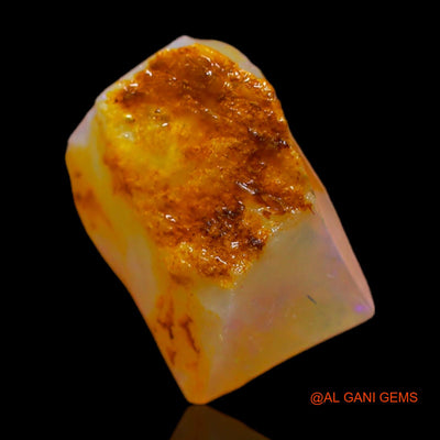 Natural Fire Opal Gemstone 3.00 Cts Loose Fancy Rough From Australia 10x8x6 mm RB-591