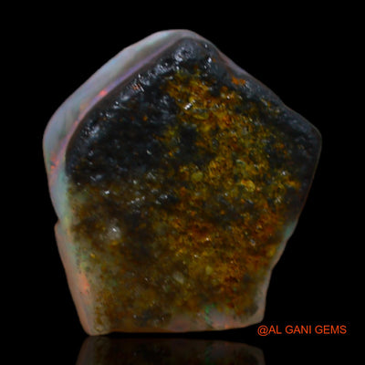 2.00 Cts Unheated Australian Fire Opal Loose Gemstone Fancy Rough Natural 10x9x3 mm RB-593