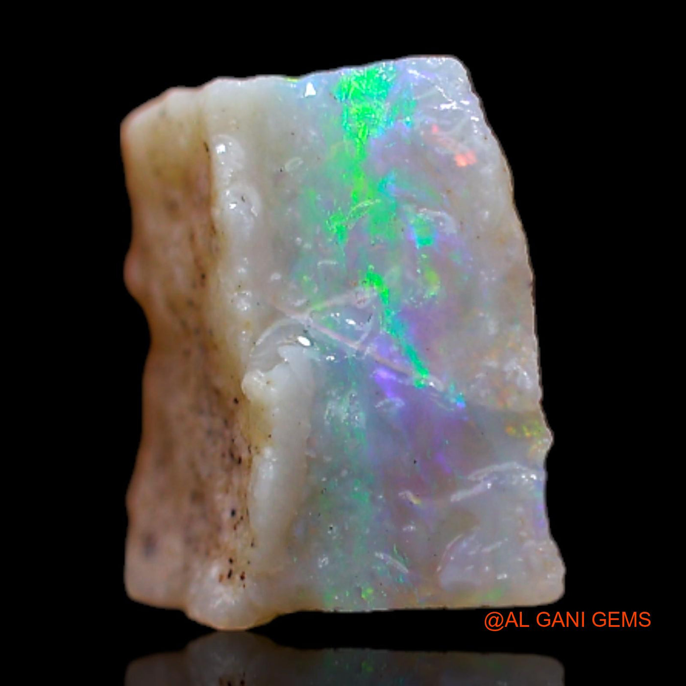 Natural Untreated Fire Opal Loose Gemstone Fancy Rough From Australia 1.90 Cts 8x8x4 mm RB-595