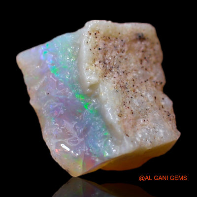 Natural Untreated Fire Opal Loose Gemstone Fancy Rough From Australia 1.90 Cts 8x8x4 mm RB-595