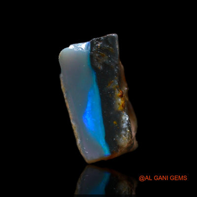 Natural Fire Opal Gemstone 3.00 Cts Loose Fancy Rough From Australia 11x9x4 mm RB-606