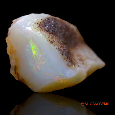 7.55 Cts Natural Australian Fire Opal Loose Gemstone Fancy Rough 16x12x7 mm RB-60