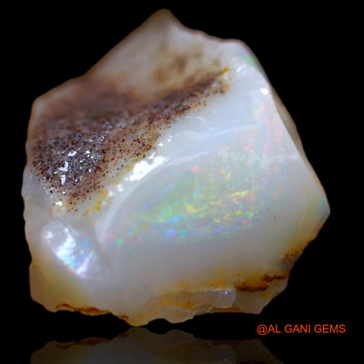7.55 Cts Natural Australian Fire Opal Loose Gemstone Fancy Rough 16x12x7 mm RB-60