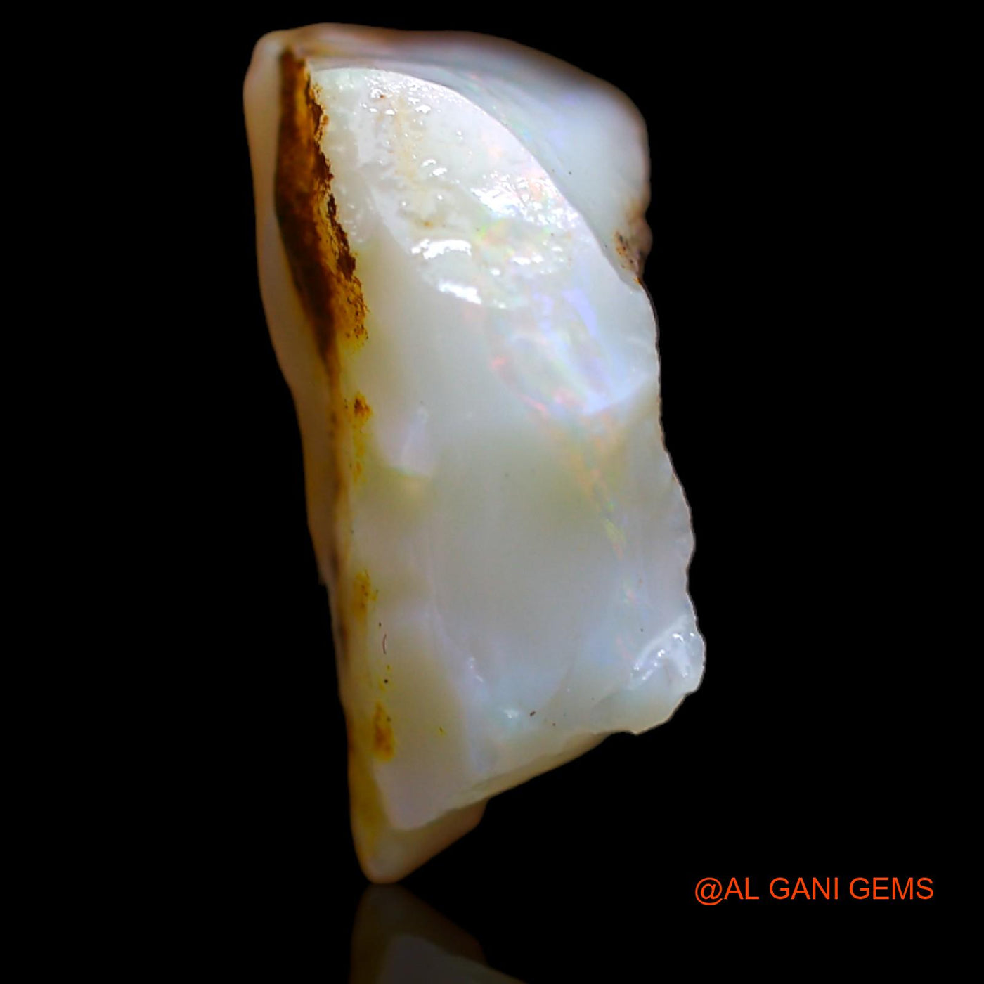 7.55 Cts Natural Australian Fire Opal Loose Gemstone Fancy Rough 16x12x7 mm RB-60