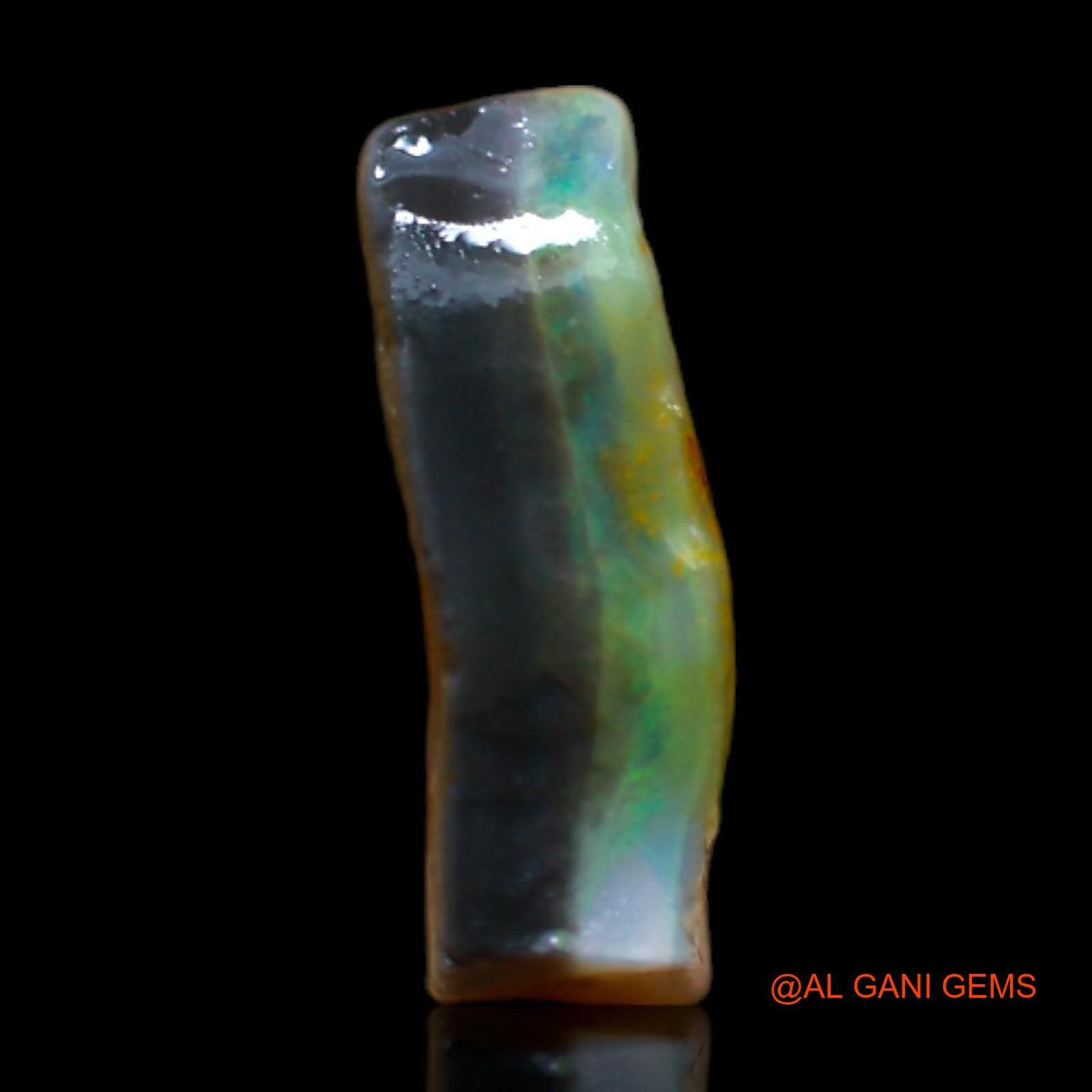 Natural Fire Opal Gemstone 3.00 Cts Loose Fancy Rough From Australia 12x10x4 mm RB-610