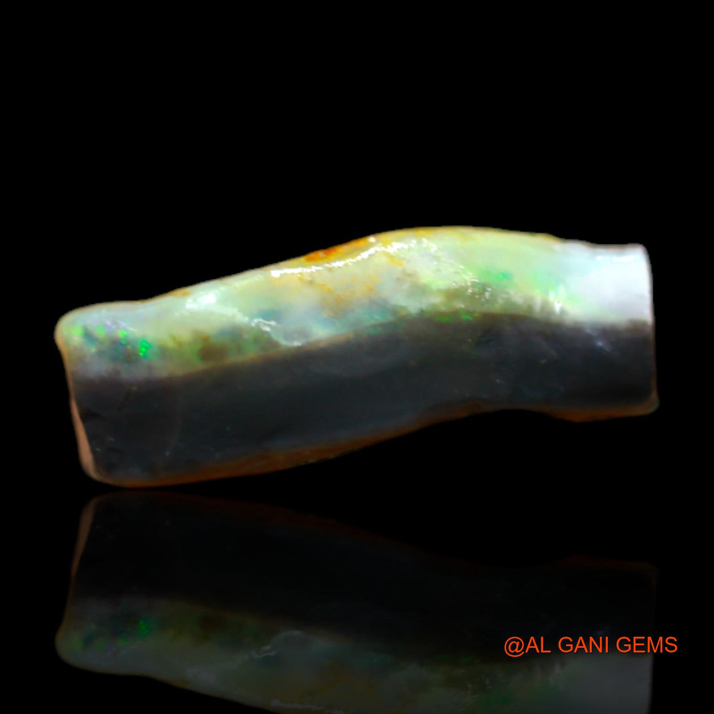 Natural Fire Opal Gemstone 3.00 Cts Loose Fancy Rough From Australia 12x10x4 mm RB-610