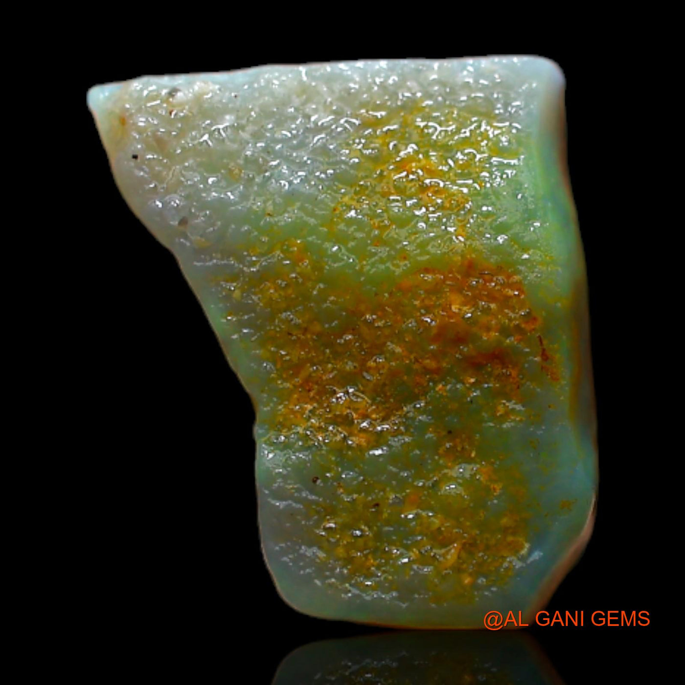 Natural Fire Opal Gemstone 3.00 Cts Loose Fancy Rough From Australia 12x10x4 mm RB-610