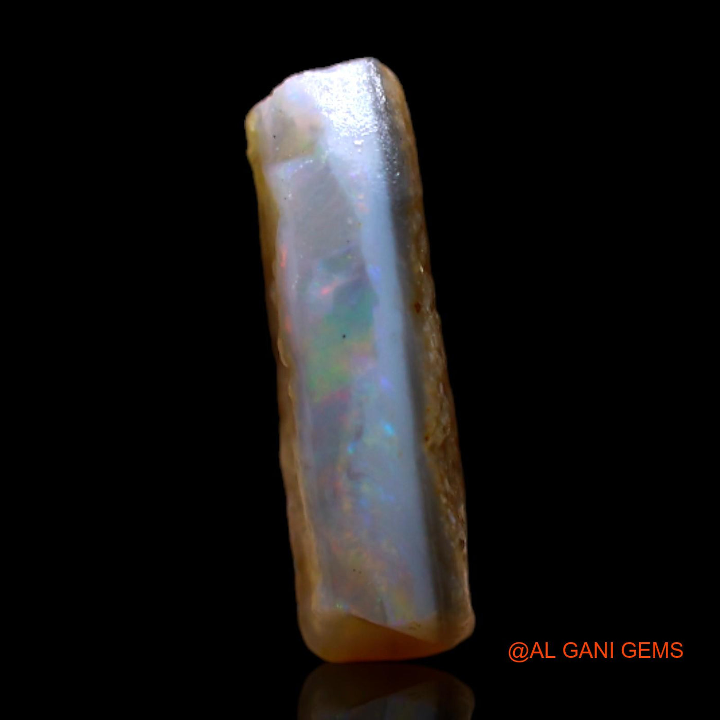 3.00 Cts Natural Australian Fire Opal Fancy Rough Loose Gemstone For Jewelry 11x10x3 mm RB-611