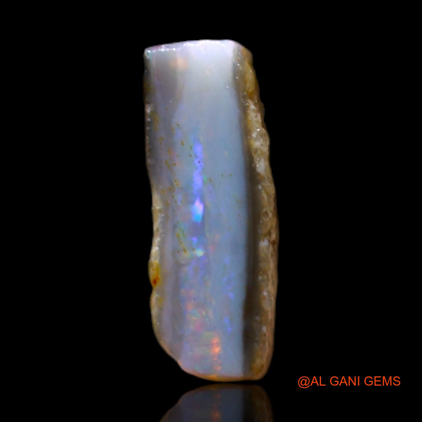 3.00 Cts Natural Australian Fire Opal Fancy Rough Loose Gemstone For Jewelry 11x10x3 mm RB-611