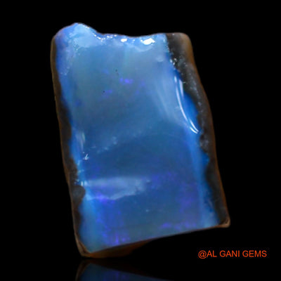 Natural Fire Opal Gemstone 4.00 Cts Loose Fancy Rough From Australia 9x9x6 mm RB-613