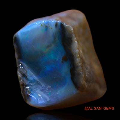 Natural Fire Opal Gemstone 4.00 Cts Loose Fancy Rough From Australia 9x9x6 mm RB-613
