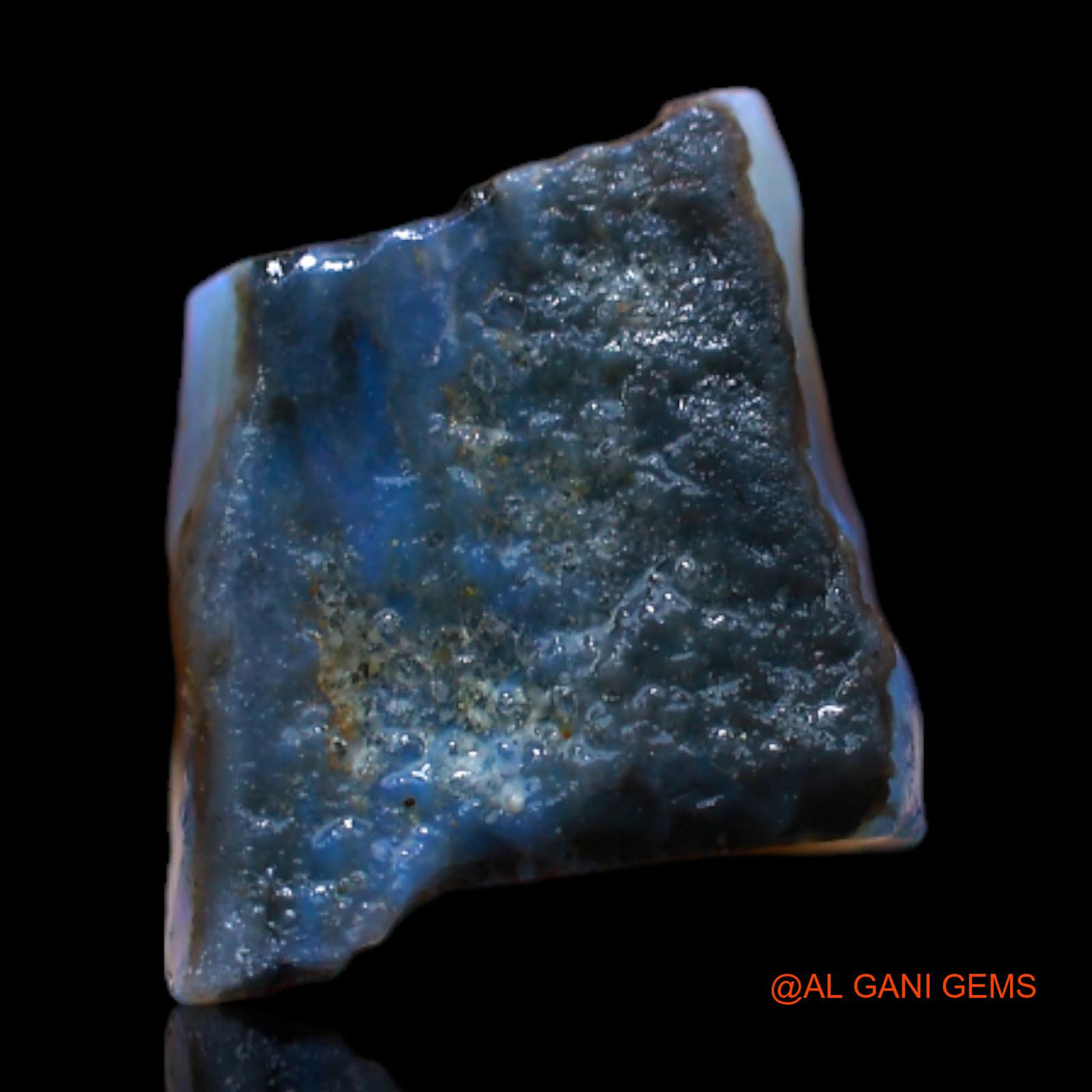 Natural Fire Opal Gemstone 4.00 Cts Loose Fancy Rough From Australia 9x9x6 mm RB-613